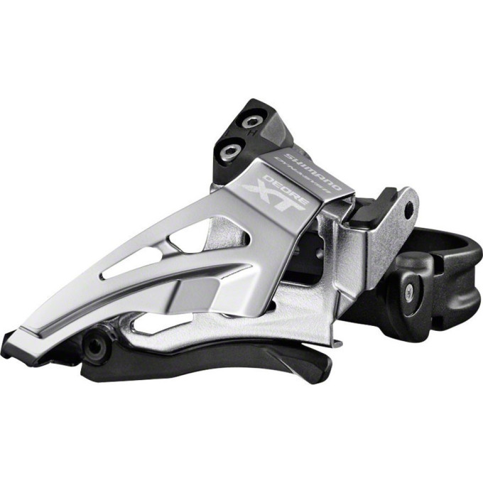 Переключатель передний SHIMANO XT, M8000-L, нижний хомут, SIDE-SWING, для 3X11, верхняя тяга IFDM8000LX6