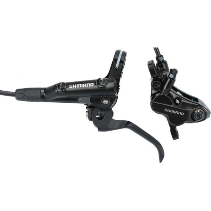 Тормоз дисковый SHIMANO MT MT501, BL(правый)/BR-MT520(задний), полимерные колодки, 1700мм, черный EMT501EKRRXRA170