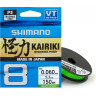 Леска плетёная SHIMANO KAIRIKI 4 PE 150 м разноцветная 0,10 мм 6,8 кг LDM54TE0810015M