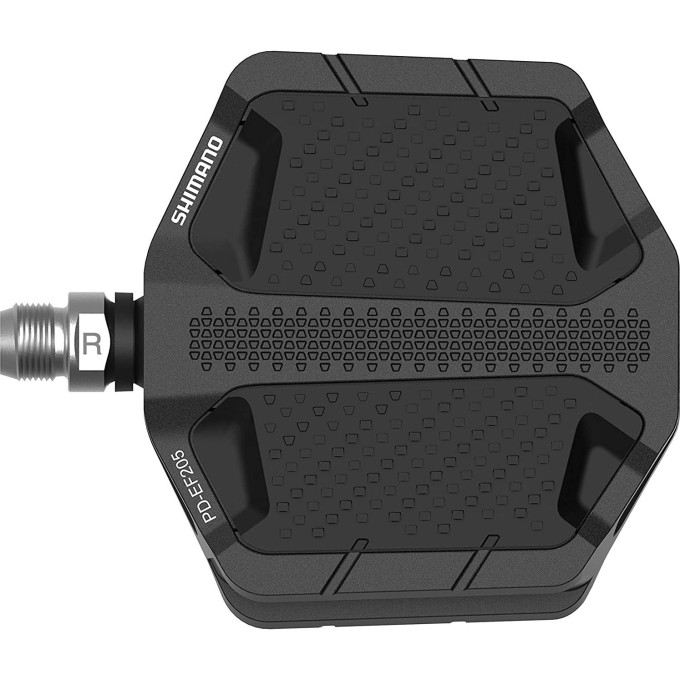 Педали SHIMANO EF205, топталки, черный EPDEF205L