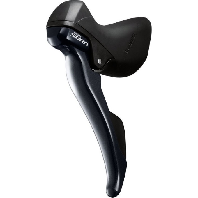 Шифтер/Тормозная ручка SHIMANO ORA, R3000, левый, 2 скорости, трос 1800 мм ESTR3000LIA
