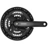 Система SHIMANO ALTUS, M371, 175 мм, квадрат, 44/32/22, с болтами, с защитой, черный EFCM371E422CL