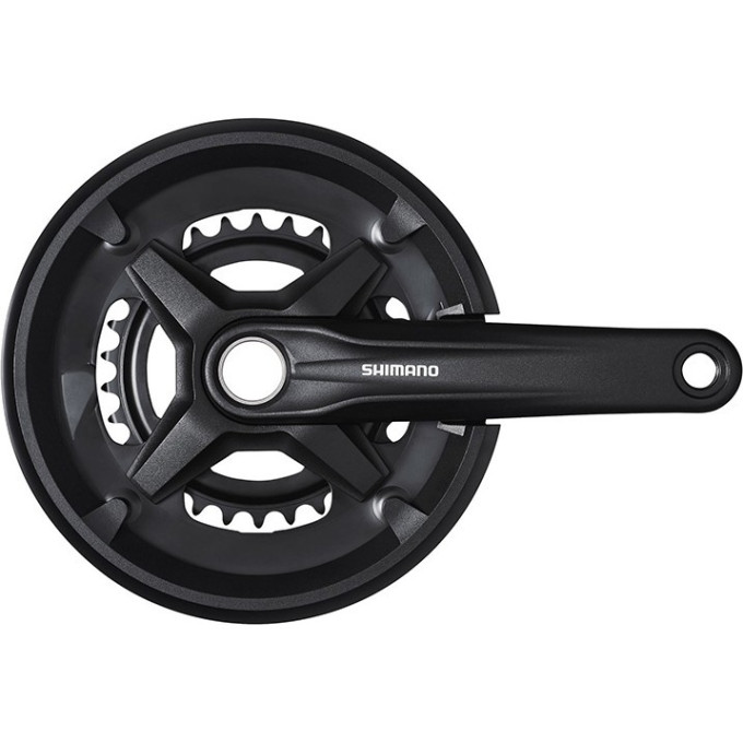 Система SHIMANO MT210, 170мм, для 2x9 скорости, интегрированный вал, 46/30, с защитой, черный EFCMT210CX60CL
