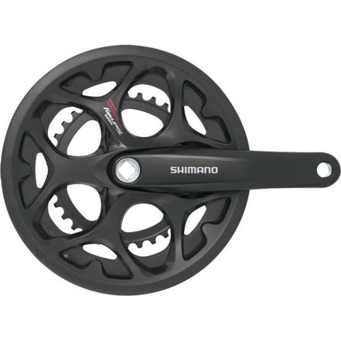 Система SHIMANO TOURNEY, A073, 170 мм, квадрат, 50/39/30T, защита одинарная EFCA073C090C